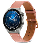 Bracelet de montre en cuir véritable à tissage uni, pour Samsung Galaxy Watch4 20mm, pour Huawei Watch GT 3 Pro 22mm