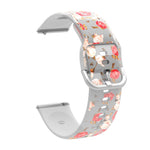 Bracelet de montre transparent en silicone TPU imprimé, pour Samsung Galaxy Watch4 20mm, pour Huawei Watch GT 3 Pro 22mm