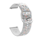 Bracelet de montre transparent en silicone TPU imprimé, pour Samsung Galaxy Watch4 20mm, pour Huawei Watch GT 3 Pro 22mm