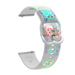 Bracelet de montre transparent en silicone TPU imprimé, pour Samsung Galaxy Watch4 20mm, pour Huawei Watch GT 3 Pro 22mm