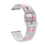 Bracelet de montre transparent en silicone TPU imprimé, pour Samsung Galaxy Watch4 20mm, pour Huawei Watch GT 3 Pro 22mm