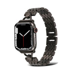 Bracelet de montre en métal losange en forme de D pour Apple Watch Series, 7 45mm / 6&SE&5&4 44mm / 3&2&1 42mm, 7 41mm / 6&SE&5&4 40mm / 3&2&1 38mm