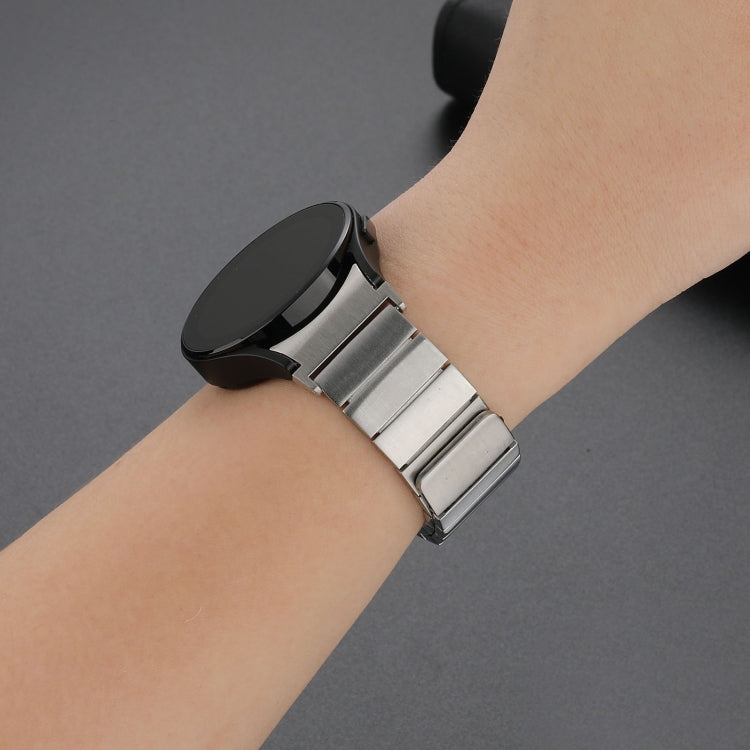 Bracelet de montre en acier magnétique, pour Samsung Galaxy Watch4 40mm / 44mm