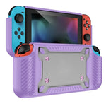 Manette de jeu avec étui de protection en TPU et PC pour Switch OLED