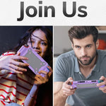 Manette de jeu avec étui de protection en TPU et PC pour Switch OLED