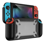 Manette de jeu avec étui de protection en TPU et PC pour Switch OLED