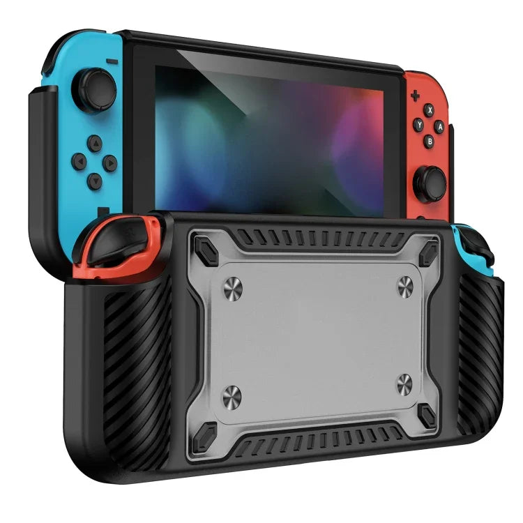 Manette de jeu avec étui de protection en TPU et PC pour Switch OLED