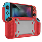 Manette de jeu avec étui de protection en TPU et PC pour Switch OLED