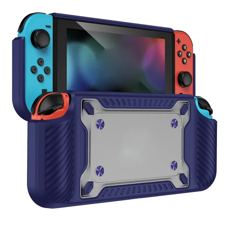 Manette de jeu avec étui de protection en TPU et PC pour Switch OLED