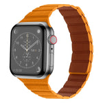 Bracelet de Montre en Cuir Magnétique Puissant pour Apple Watch Series, 7 41mm / 6&SE&5&4 40mm / 3&2&1 38mm, 7 45mm / 6&SE&5&4 44mm / 3&2&1 42mm