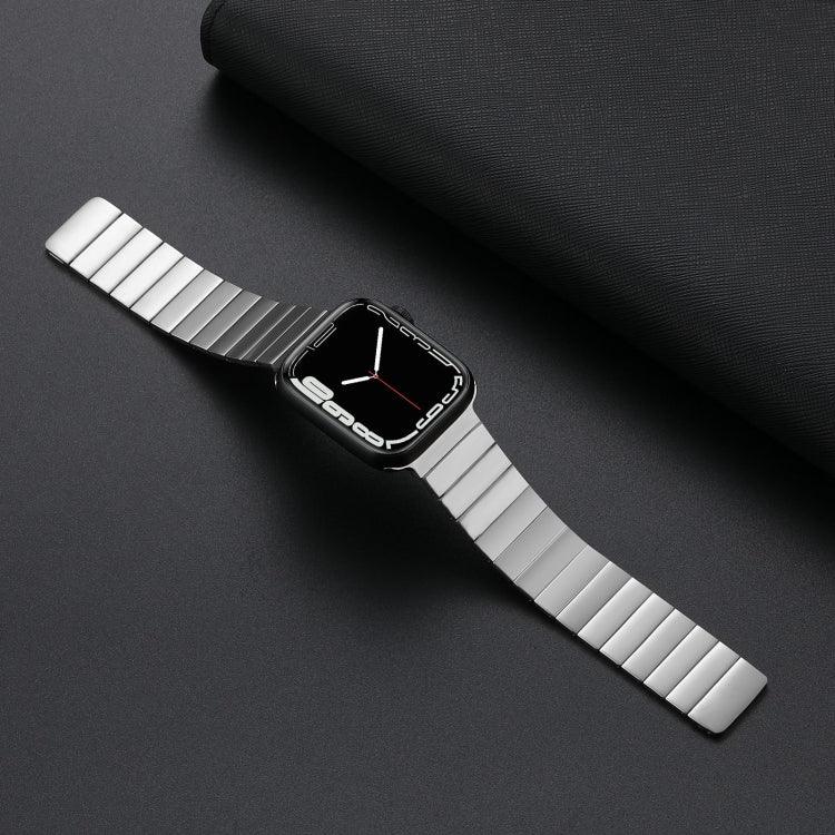 Bracelet de montre en acier magnétique pour Apple Watch Series, 7 41mm / 6&SE&5&4 40mm / 3&2&1 38mm, 7 45mm / 6&SE&5&4 44mm / 3&2&1 42mm
