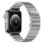 Bracelet de montre en acier magnétique pour Apple Watch Series, 7 41mm / 6&SE&5&4 40mm / 3&2&1 38mm, 7 45mm / 6&SE&5&4 44mm / 3&2&1 42mm