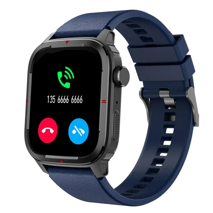 Montre connectée Q25 avec écran TFT HD de 1,7 pouce, compatible avec les appels Bluetooth et la surveillance de la pression artérielle