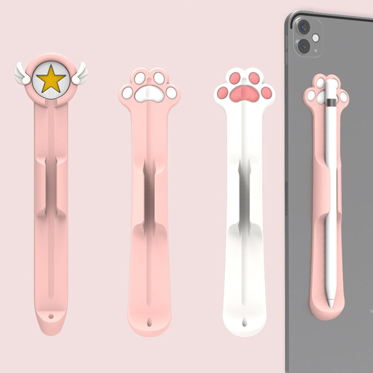 Porte-stylet magnétique en silicone, pour Apple Pencil 1/2