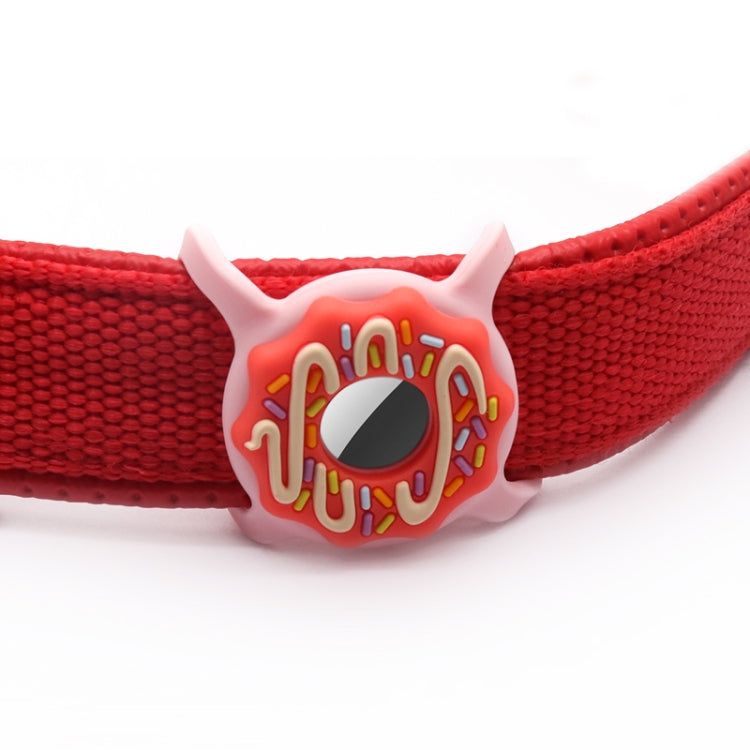 Collier anti-rayures antichoc en silicone en forme de donut pour AirTag 2e génération / AirTag 1re génération, 1, 2