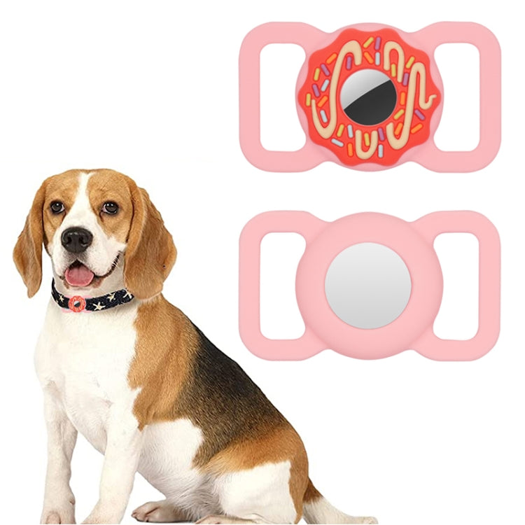 Collier anti-rayures antichoc en silicone en forme de donut pour AirTag 2e génération / AirTag 1re génération, 1, 2