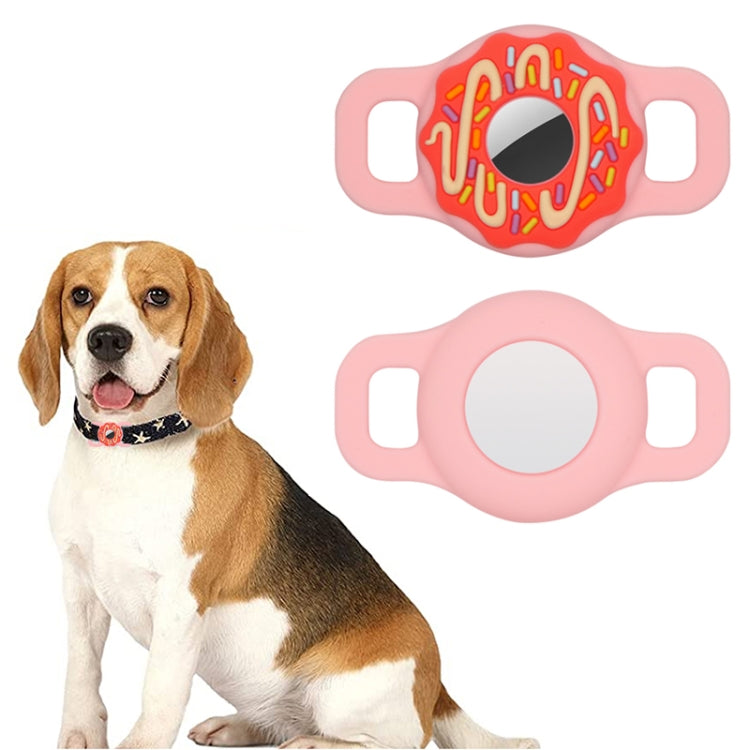 Collier anti-rayures antichoc en silicone en forme de donut pour AirTag 2e génération / AirTag 1re génération, 1, 2