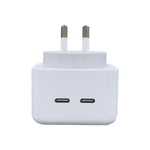 Chargeur double PD USB-C / Type-C SDC-40W pour séries iPhone / iPad, prise AU