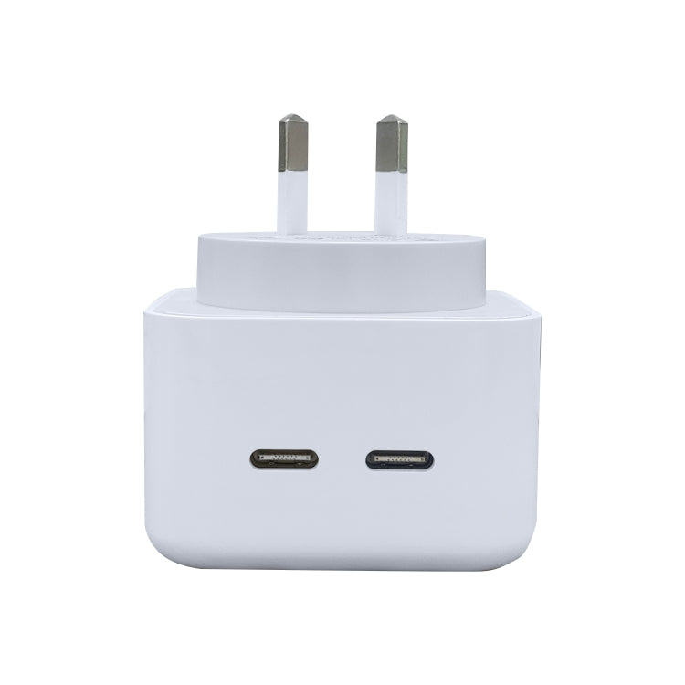 Chargeur double PD USB-C / Type-C SDC-40W pour séries iPhone / iPad, prise AU