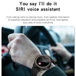 Montre connectée A60 avec écran IPS HD de 1,32 pouce, compatible avec les appels Bluetooth et la surveillance de la pression artérielle
