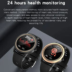 Montre connectée A60 avec écran IPS HD de 1,32 pouce, compatible avec les appels Bluetooth et la surveillance de la pression artérielle