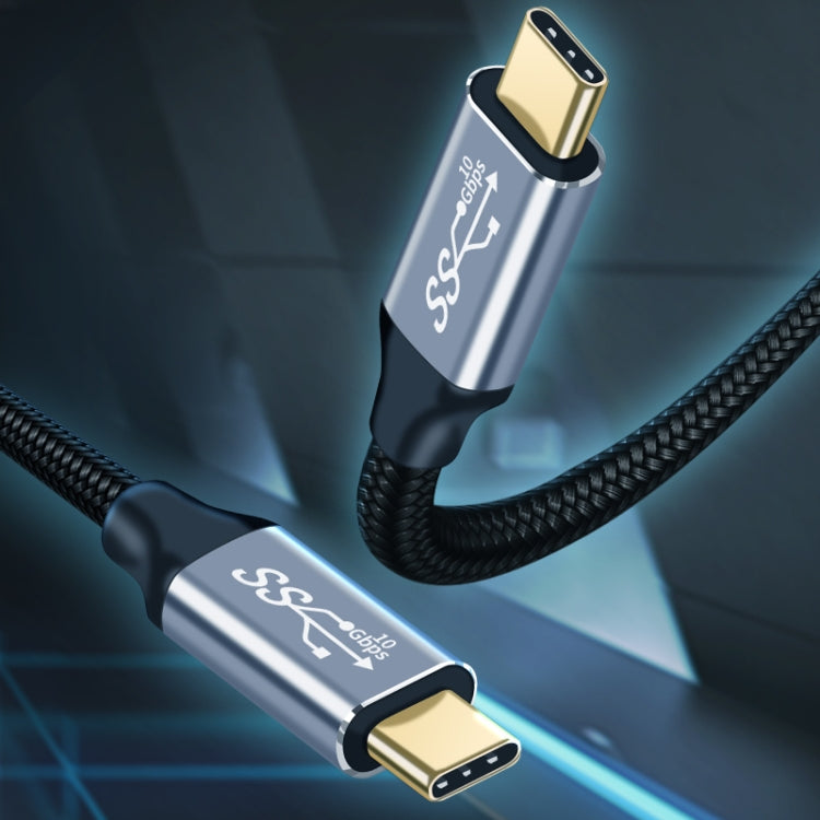 Câble de transmission de données et charge USB-C / Type-C mâle à mâle 10Gbps, 50cm, 1m, 1,5m, 2m