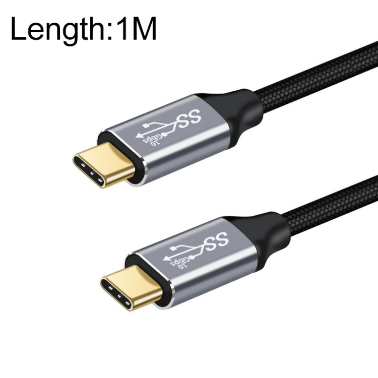 Câble de transmission de données et charge USB-C / Type-C mâle à mâle 10Gbps, 50cm, 1m, 1,5m, 2m