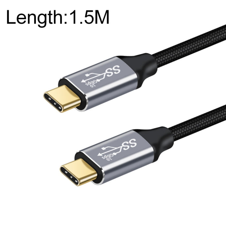 Câble de transmission de données et charge USB-C / Type-C mâle à mâle 10Gbps, 50cm, 1m, 1,5m, 2m