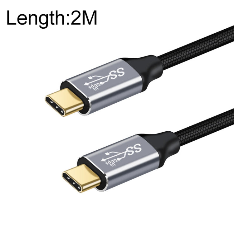 Câble de transmission de données et charge USB-C / Type-C mâle à mâle 10Gbps, 50cm, 1m, 1,5m, 2m