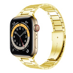 Bracelet de montre en acier inoxydable fin pour Apple Watch Series, 7 41mm / 6&SE&5&4 40mm / 3&2&1 38mm, 7 45mm / 6&SE&5&4 44mm / 3&2&1 42mm