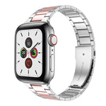 Bracelet de montre en acier inoxydable fin pour Apple Watch Series, 7 41mm / 6&SE&5&4 40mm / 3&2&1 38mm, 7 45mm / 6&SE&5&4 44mm / 3&2&1 42mm