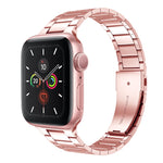 Bracelet de montre en acier inoxydable fin pour Apple Watch Series, 7 41mm / 6&SE&5&4 40mm / 3&2&1 38mm, 7 45mm / 6&SE&5&4 44mm / 3&2&1 42mm