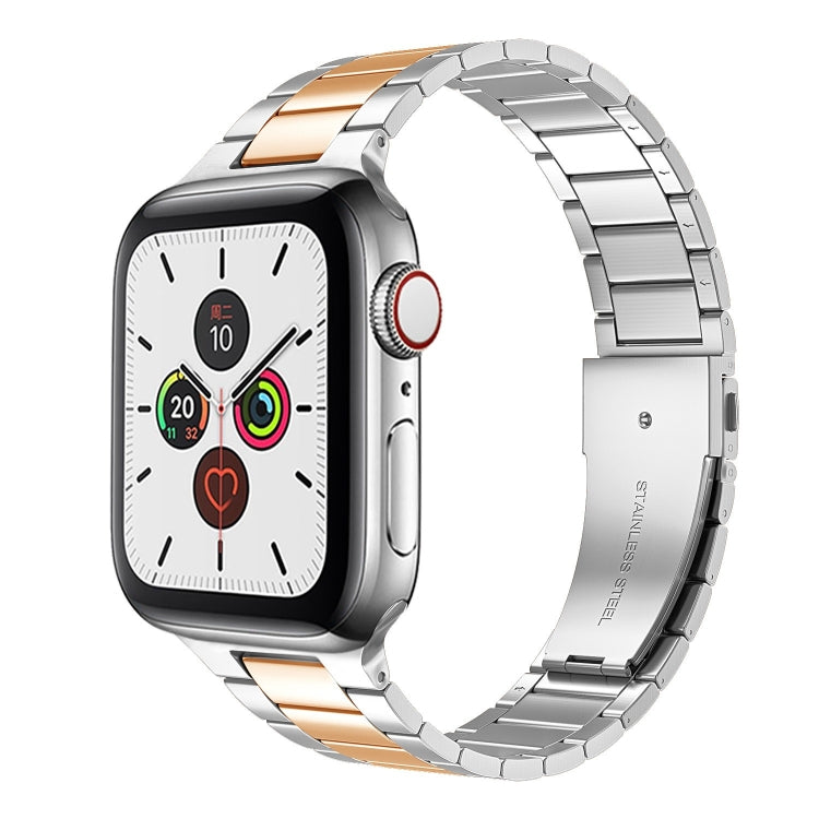 Bracelet de montre en acier inoxydable fin pour Apple Watch Series, 7 41mm / 6&SE&5&4 40mm / 3&2&1 38mm, 7 45mm / 6&SE&5&4 44mm / 3&2&1 42mm