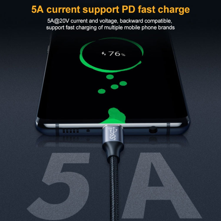 Câble d'extension coudé de transmission de données et charge USB-C / Type-C femelle à mâle 10Gbps, 1,5m, 2m, 3m