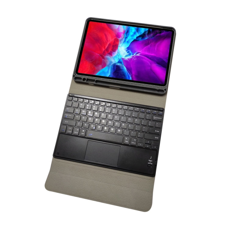 Étui en cuir à rabat horizontal en TPU avec clavier Bluetooth tactile détachable pour iPad Pro 11 2020 / 2018 avec support et fente pour stylet, RK11C