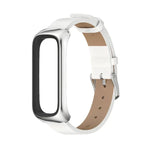 Bracelet de montre en cuir microfibre et boîtier métallique MIJOBS, pour Samsung Galaxy Fit 2