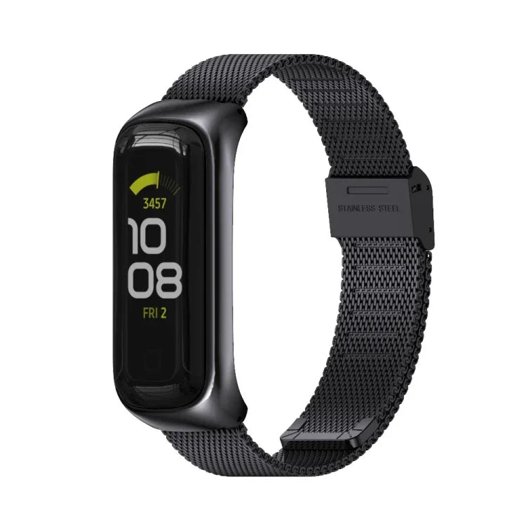 Bracelet de montre MIJOBS Milan Buckle en acier inoxydable, pour Samsung Galaxy Fit 2