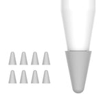 Lot de 8 capuchons universels de rechange pour stylet, rose, jaune, noir, rouge, gris, multicolore, vert, blanc 1, bleu