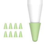 Lot de 8 capuchons universels de rechange pour stylet, rose, jaune, noir, rouge, gris, multicolore, vert, blanc 1, bleu