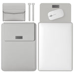 Sac ordinateur léger et portable en cuir 4 en 1, 11/12 pouces, 13/14 pouces, 15,4/15,6/16,1 pouces