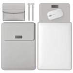 Sac ordinateur léger et portable en cuir 4 en 1, 11/12 pouces, 13/14 pouces, 15,4/15,6/16,1 pouces