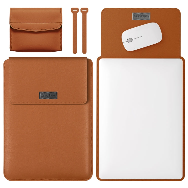Sac ordinateur léger et portable en cuir 4 en 1, 11/12 pouces, 13/14 pouces, 15,4/15,6/16,1 pouces