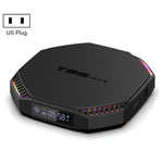 Décodeur intelligent T95 Plus RK3566 double Wifi Bluetooth pour téléviseur, 4 Go+32 Go, 8 Go+64 Go, 8 Go+128 Go
