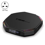 Décodeur intelligent T95 Plus RK3566 double Wifi Bluetooth pour téléviseur, 4 Go+32 Go, 8 Go+64 Go, 8 Go+128 Go