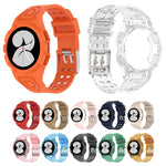 Bracelet de montre intégré en silicone, Pour Samsung Galaxy Watch4 40mm, Pour Samsung Galaxy Watch4 44mm