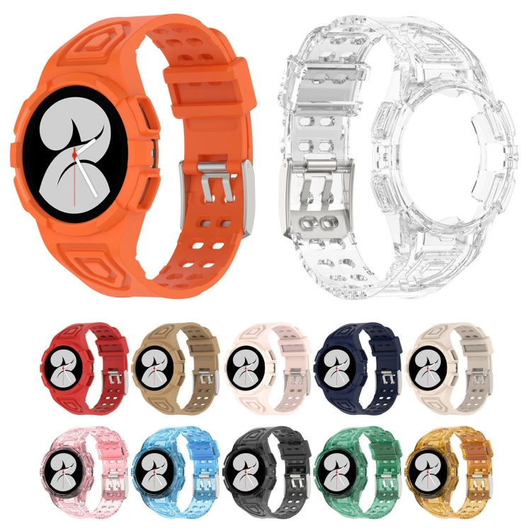 Bracelet de montre intégré en silicone, Pour Samsung Galaxy Watch4 40mm, Pour Samsung Galaxy Watch4 44mm