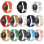 Bracelet de montre intégré en silicone, Pour Samsung Galaxy Watch4 40mm, Pour Samsung Galaxy Watch4 44mm