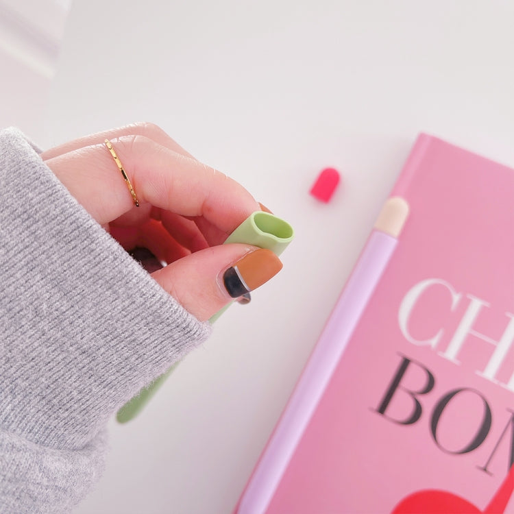 Étui de protection en silicone bicolore, pour Apple Pencil 2
