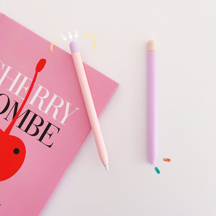Étui de protection en silicone bicolore, pour Apple Pencil 2