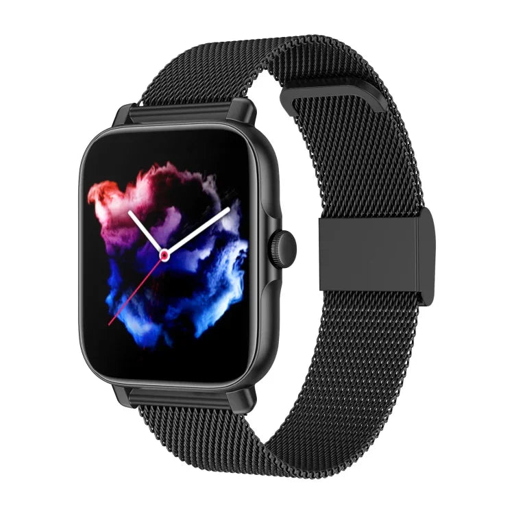 Montre connectée GT30 avec écran TFT de 1,69 pouces, bracelet en acier, étanchéité IP67, prise en charge des appels Bluetooth et de plusieurs modes sportifs